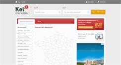 Desktop Screenshot of kel-menuisier.com